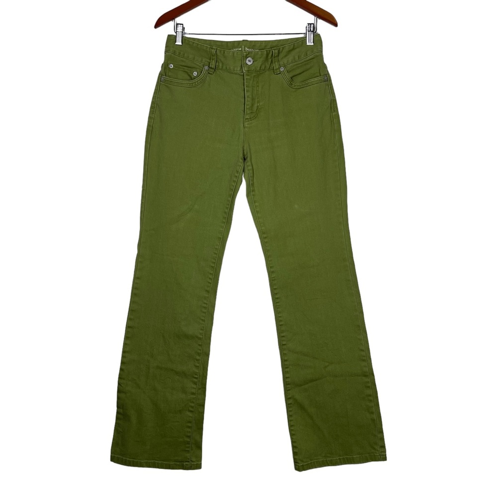 Vintage Y2K Liz Claiborne Green Bootcut Flare Jeans
